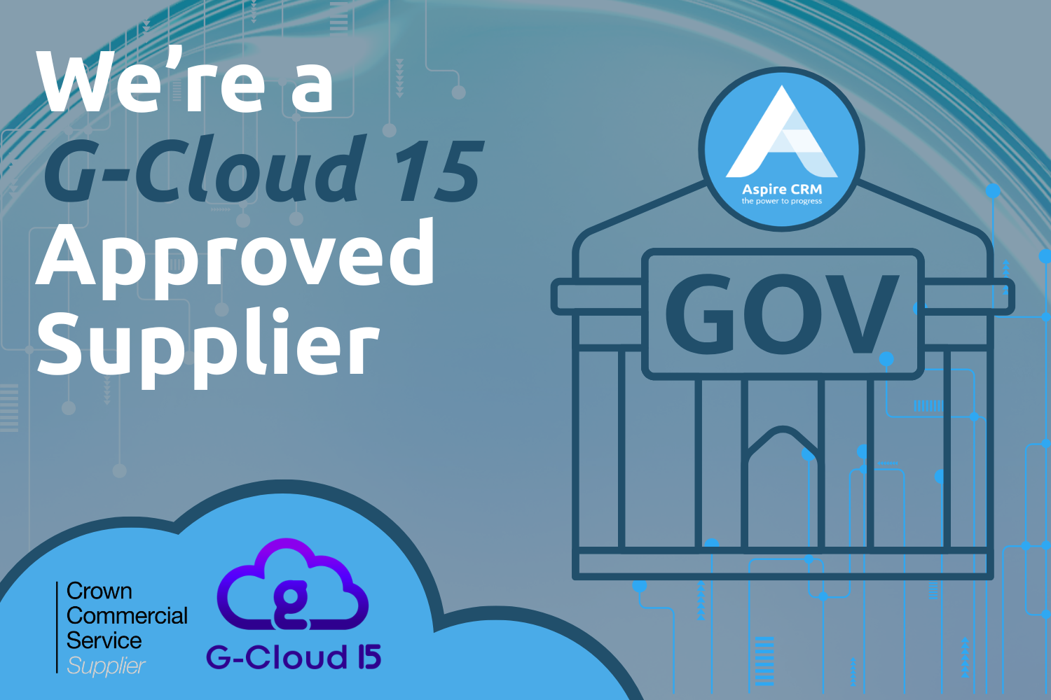 Aspire CRM is officially a G-Cloud Supplier
