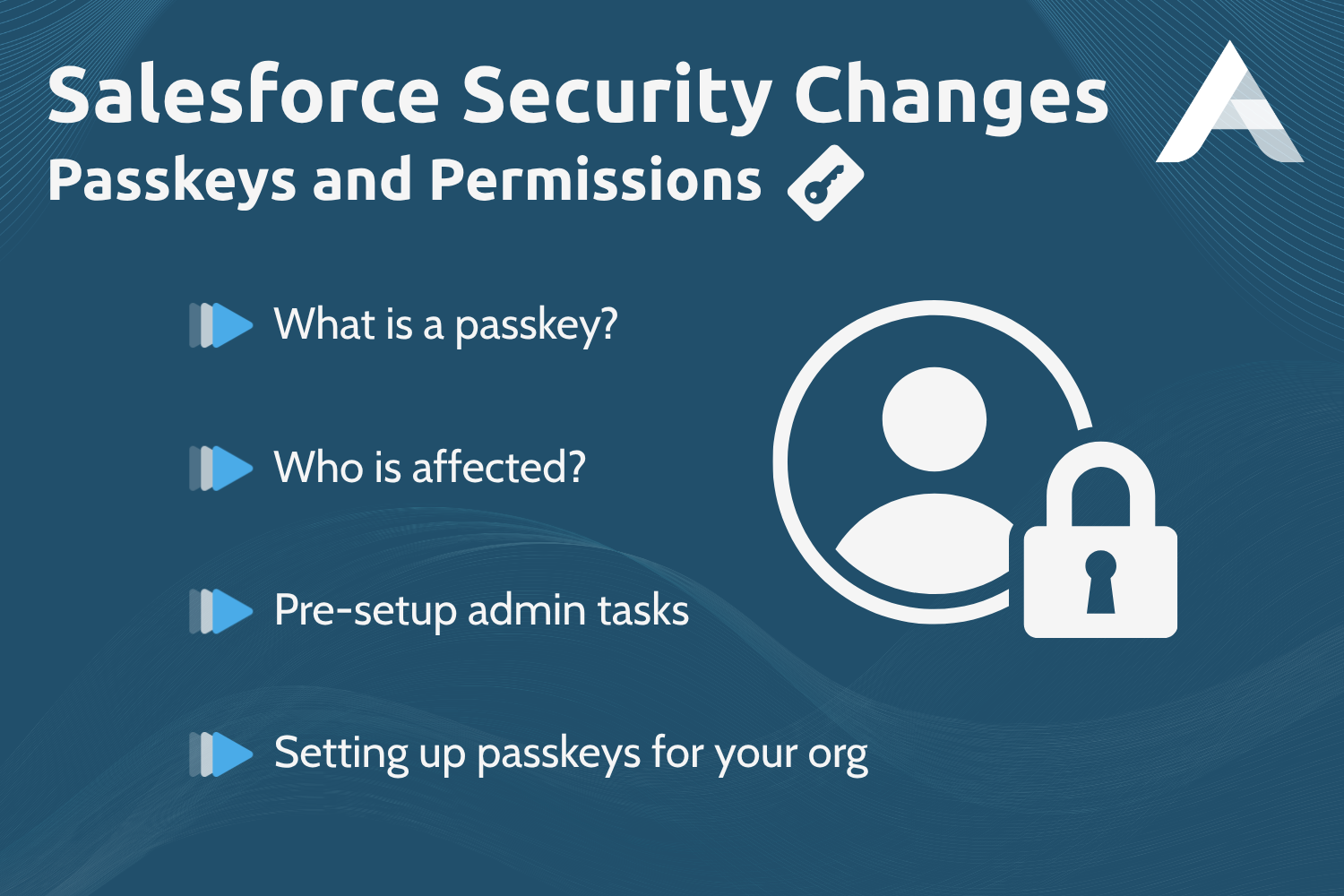 Graphic depicting what topics are covered in this blog post, including what are passkeys and who is affected by these changes.